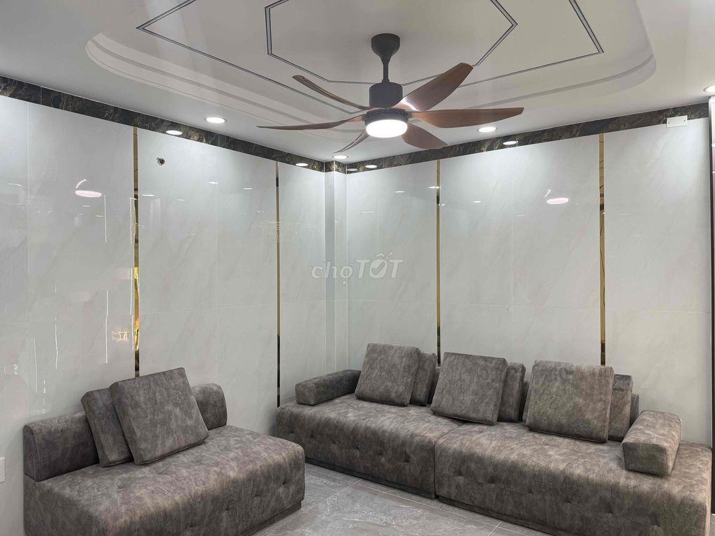 Nhà mới 5 tầng thiết kế hiện đại Full nội thất