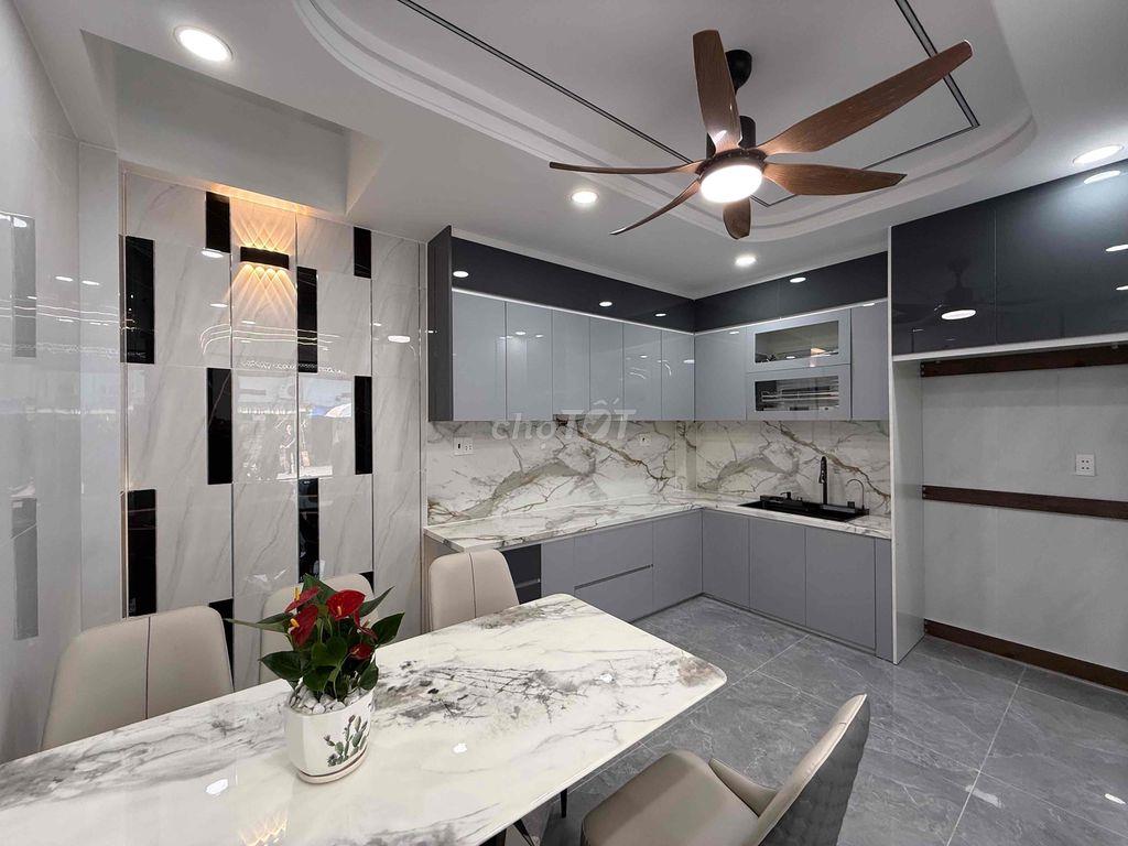 Nhà mới 5 tầng thiết kế hiện đại Full nội thất