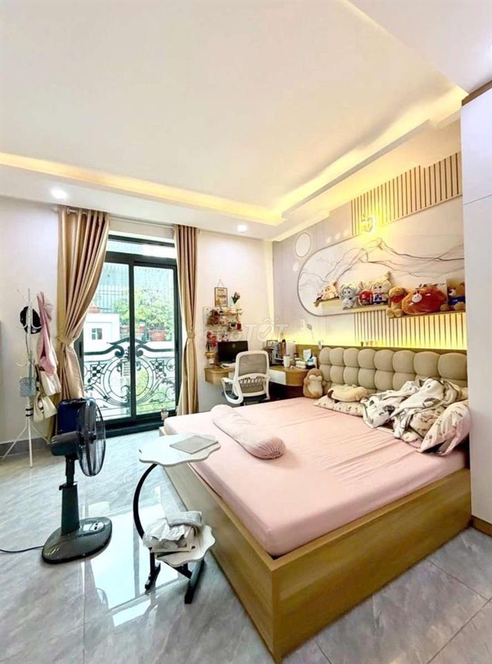 Nhà Mới Dọn Vào Ở Ngay-HXH Thông -54m2-5 Tầng-5PN-Lê Văn Quới-Bình Tân