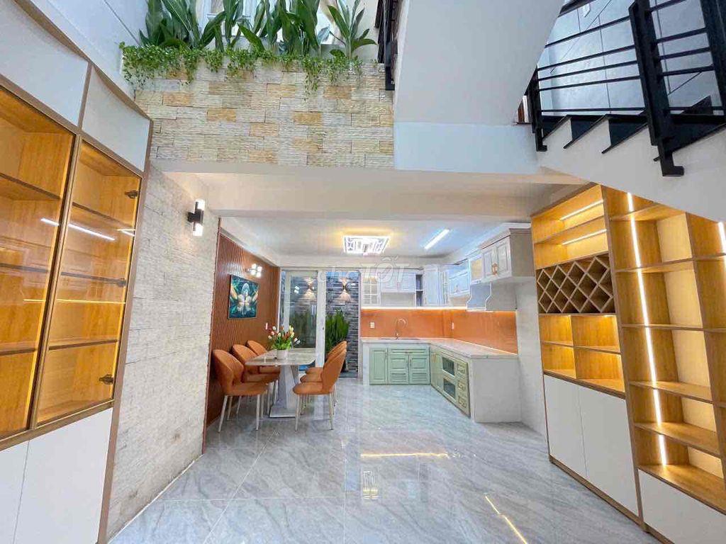 🏡TÂN PHÚ HẺM XE HƠI NÉ THÔNG - NHÀ MỚI FULL NỘI THẤT CAO CẤP - 4 TẦNG