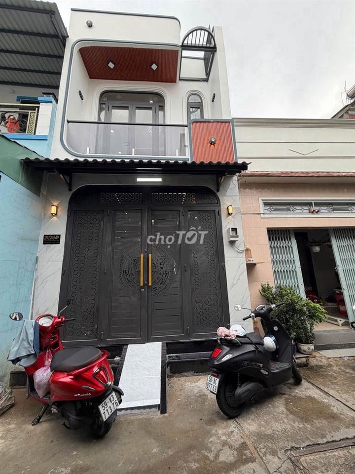 bán nhà 2 tầng 3pn đường số 8 bình tân 43m2 hxh
