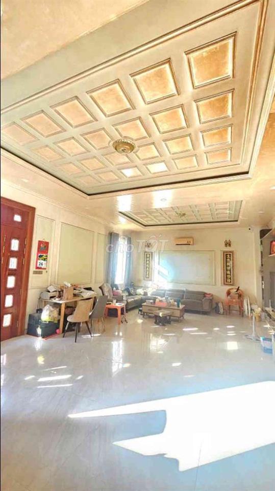 BÁN BIỆT THỰ MẶT TIỀN LÒ GỐM QUẬN 6 , 726M2 , 14× 52 , 4 TẦNG