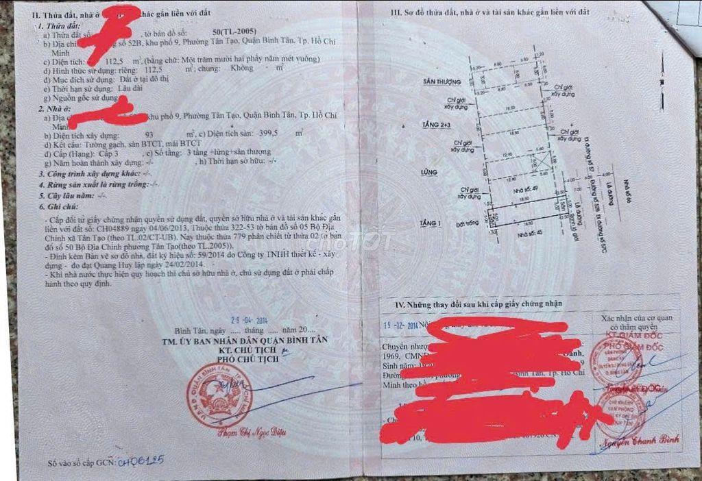 BÁN HÀNG NGỘP CHDV MẶT TIỀN ĐƯỜNG 52B, TÂN TẠO, DÒNG TIỀN 55 TR/THÁNG