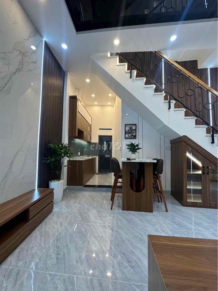 BÁN NHÀ QUẬN 6 GẦN BÀ HOM – NHÀ ĐẸP NỞ HẬU 8.2M – TẶNG FULL NỘI THẤT –