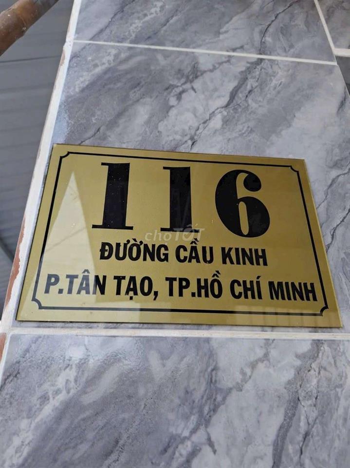 BÁN NHÀ MẶT TIỀN P TÂN TẠO. CẦU KINH GIÁ RẺ CÓ 6 KI ỐT CHO THUÊ 25TR
