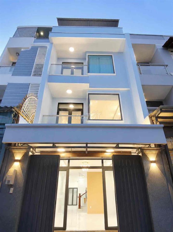 NHÀ GÒ DẦU 4 tầng 90m² - Hẻm ô tô - 4PN - Gần AEON Tân Phú