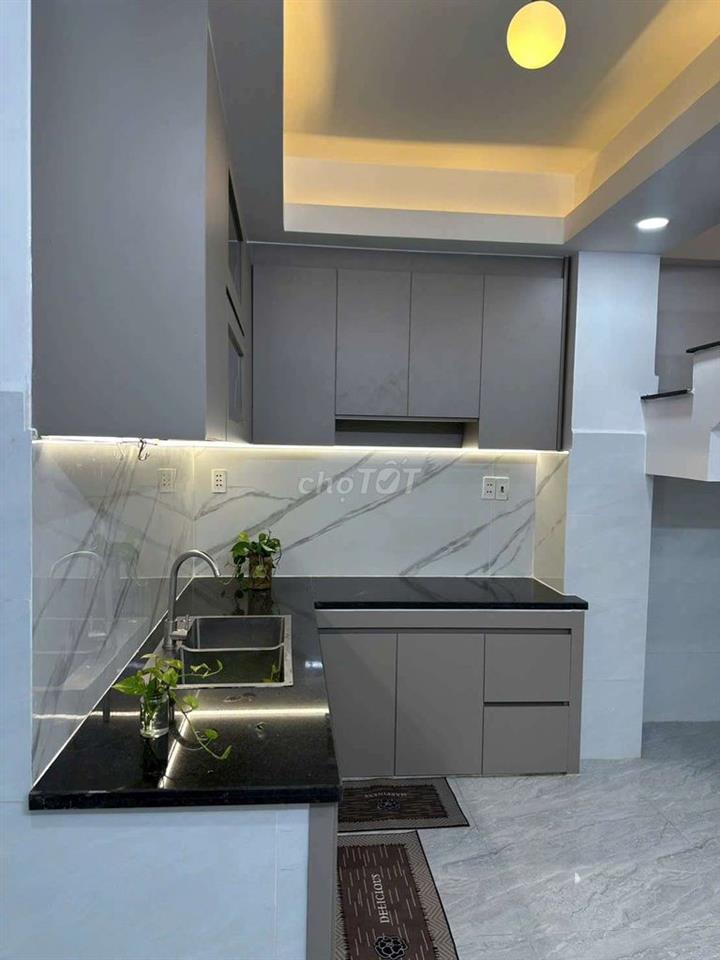 305// LÊ VĂN QUỚI - NHÀ 1 LỬNG 2 LẦU XÂY MỚI - 4 PN - HẺM OTO