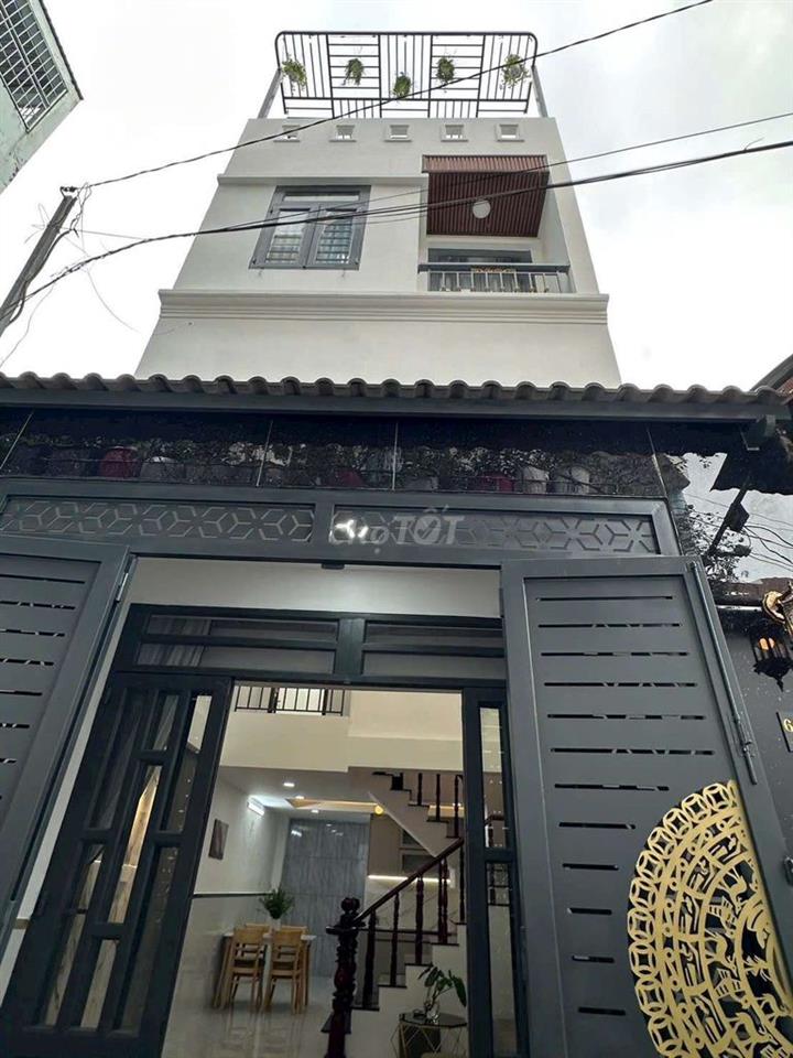 305// LÊ VĂN QUỚI - NHÀ 1 LỬNG 2 LẦU XÂY MỚI - 4 PN - HẺM OTO