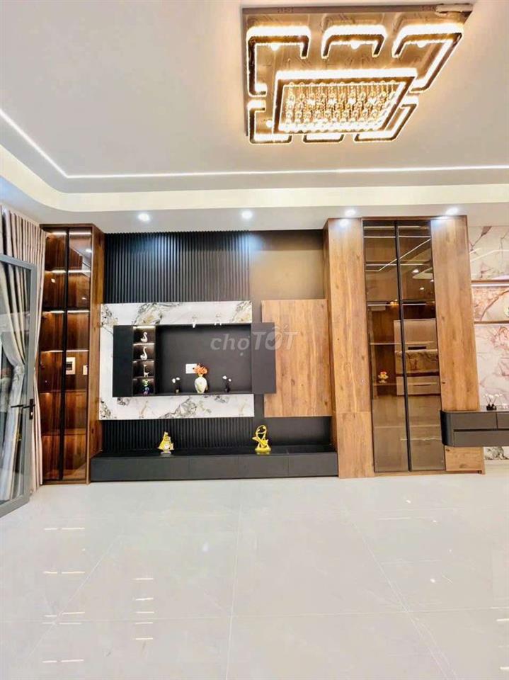NHÀ MỚI NGAN LỚN 7X12M - 4PN - HẺM 8M THÔNG - 7 TỶ 800TR TL