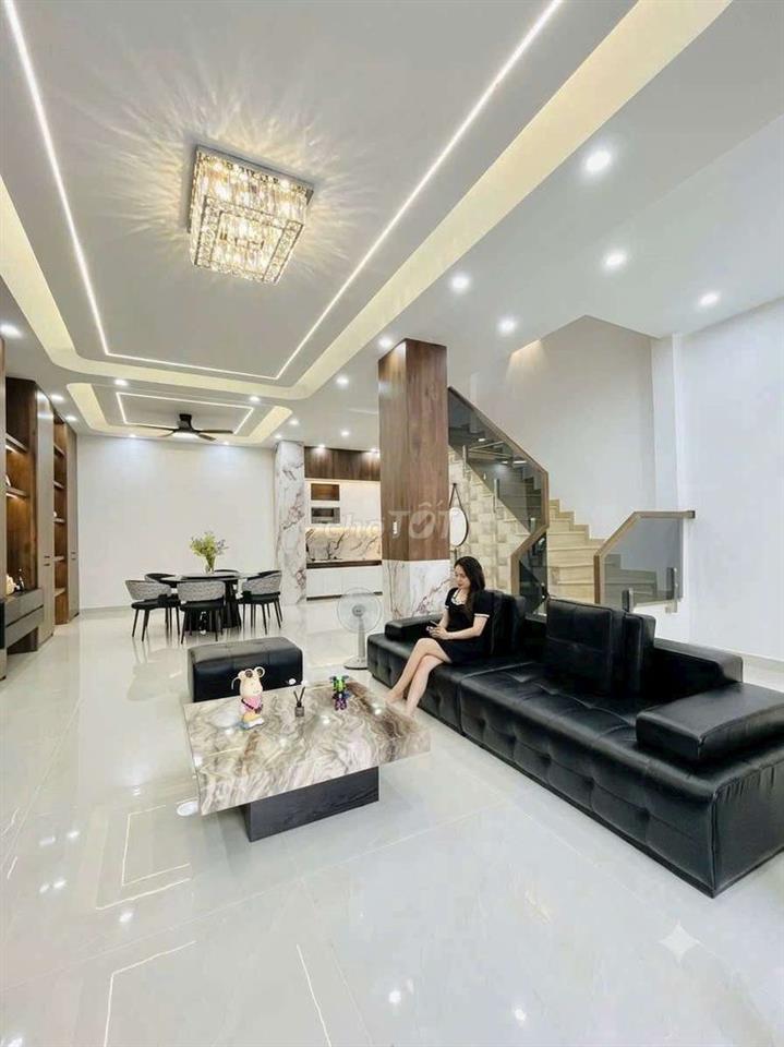 NHÀ MỚI NGAN LỚN 7X12M - 4PN - HẺM 8M THÔNG - 7 TỶ 800TR TL