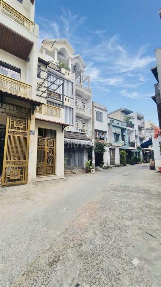 NHÀ MỚI NGAN LỚN 7X12M - 4PN - HẺM 8M THÔNG - 7 TỶ 800TR TL