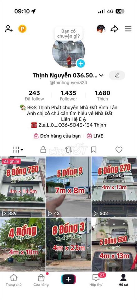 Đất Nền 25 Hồ Văn Long kế cầu Bà Hom mới
