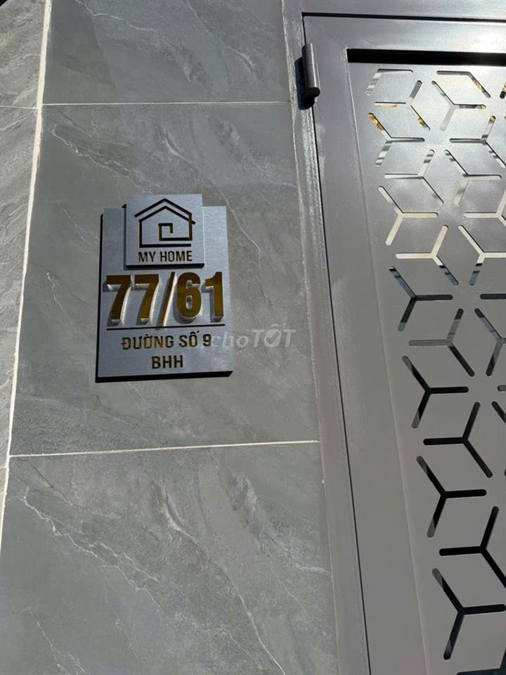 BÁN NHÀ MỚI 100% – ĐƯỜNG SỐ 9, P. BÌNH HƯNG HÒA, TP.HCM