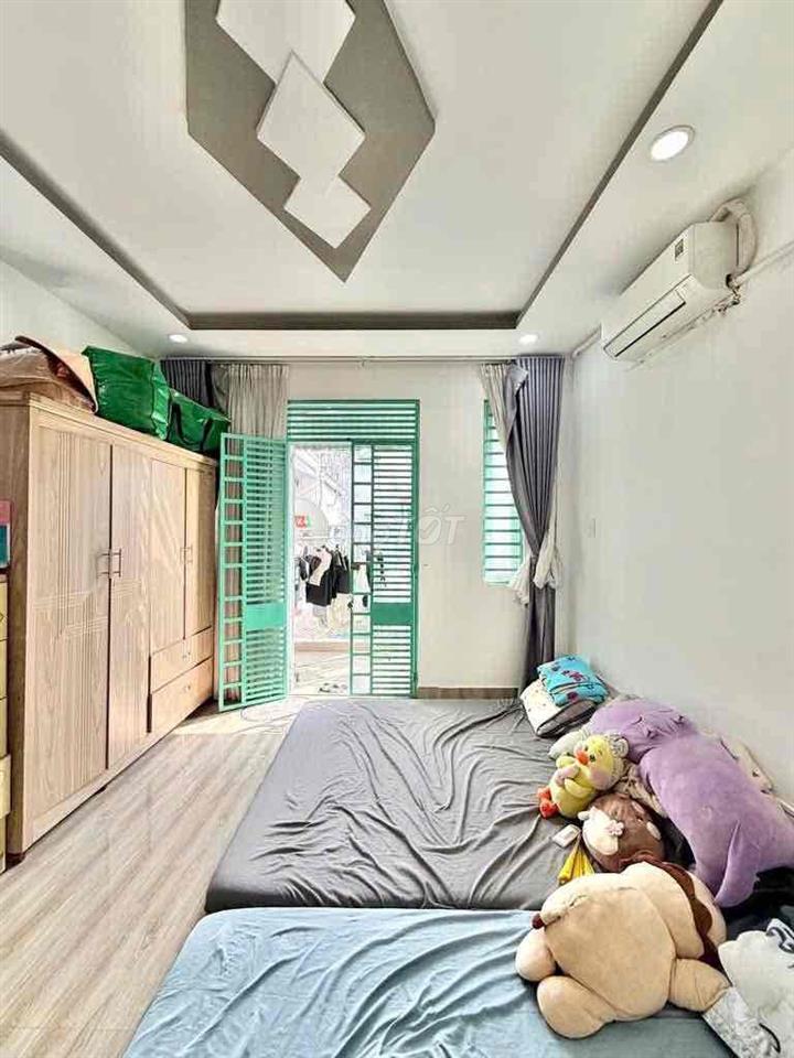 Nhà 2 tầng Tỉnh Lộ 10 giáp Bà Hom Q6, nở hậu 5.2m, 54m2, 3PN, giá 4ty3