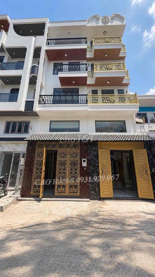 NHÀ 5 TẦNG TÂN HÒA ĐÔNG, BTD,  BÌNH TÂN, 75M2, NGANG 5M, HẺM XE HƠI