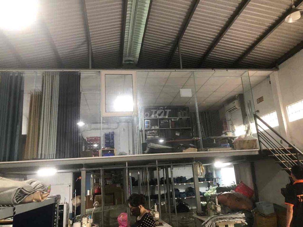 Cho thuê kho 2 mặt tiền 160m2 , BHHB, 160m2 , lửng, 18tr/th
