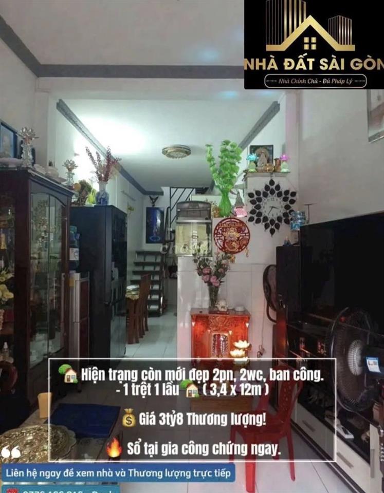 💥Chủ cần bán giảm gấp 200tr , mặt tiền hẻm xe tải 5m - DTSD 60m²