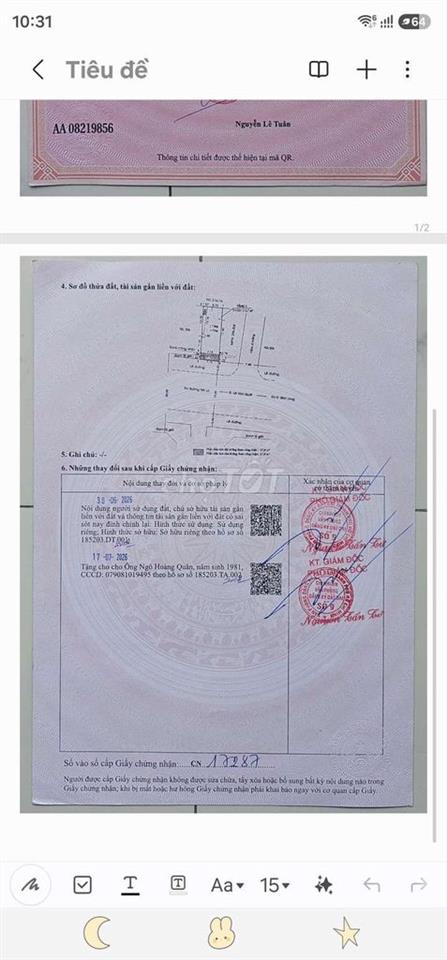 Nhà mặt tiền Lê Văn Quới nở hậu
