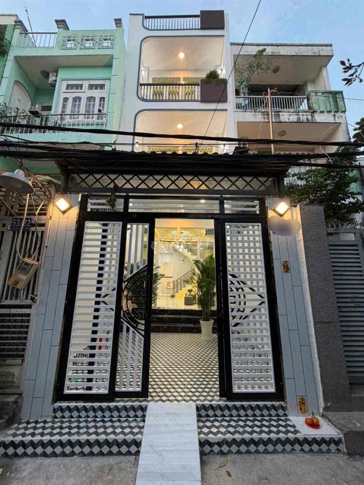 Bán nhà 4x16m, 1 trệt 2 lầu, 4PN, hẻm 5m Dương Tự Quán, Bình Tân
