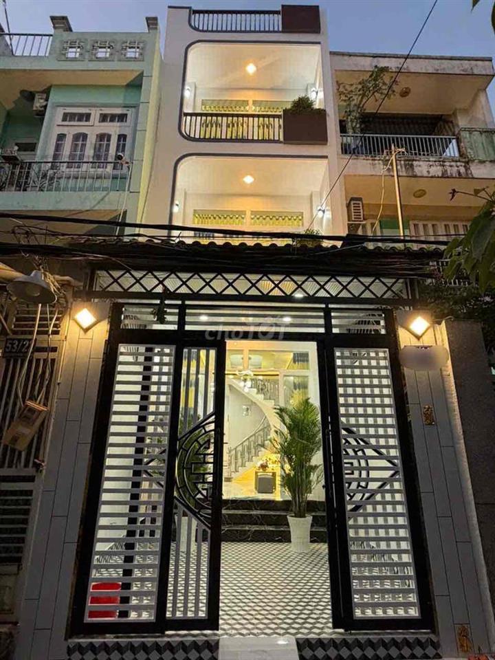 Bán nhà 4x16m, 1 trệt 2 lầu, 4PN, hẻm 5m Dương Tự Quán, Bình Tân
