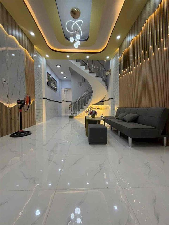 Bán nhà 4x16m, 1 trệt 2 lầu, 4PN, hẻm 5m Dương Tự Quán, Bình Tân