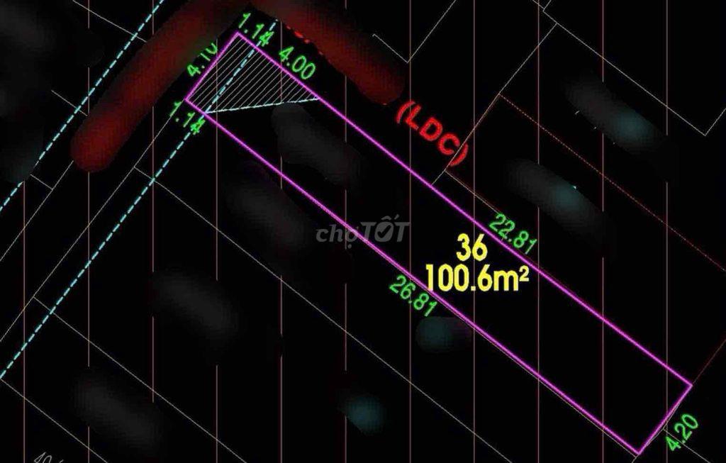 Tân Phú, Phú Trung, 100m2, nở hậu, xe hơi đỗ ngày đêm