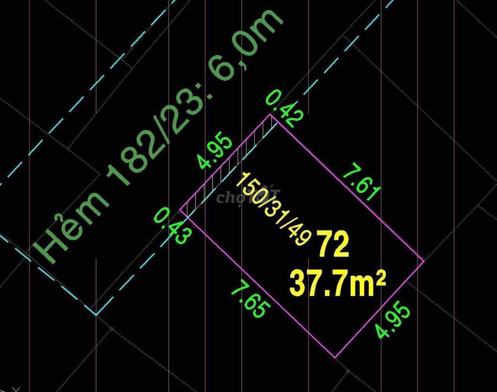 HÀNG HIẾM KHU AEON TÂN PHÚ – NGANG 5M, HẺM 7M, GIÁ 4,35 TỶ!