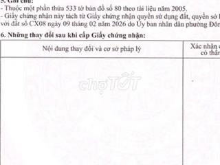 Đất sát MT kênh tham lương 4x16m giá 5ty2 tl