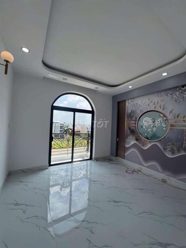 Nhà mới 5 Tầng 52 m2 đường xe hơi 8m khu dân cư  Vĩnh lộc