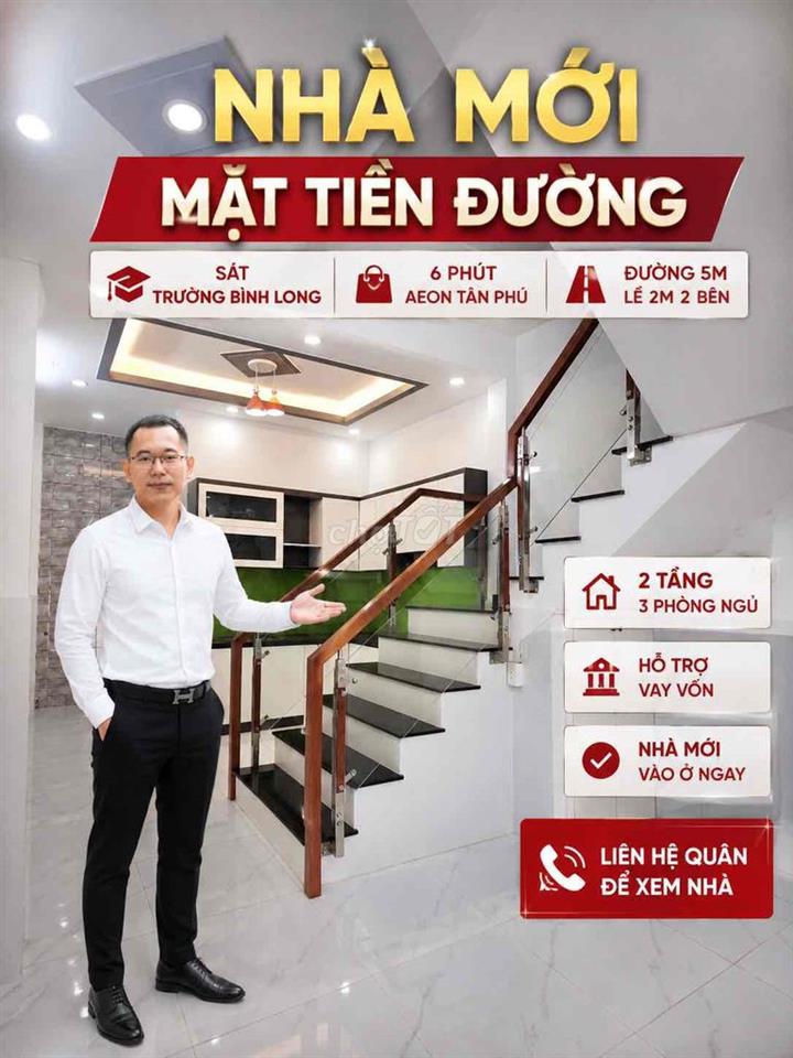 Bán nhà mặt tiền đường 9m(lề 2m) 48m2, Trường Tiểu Học , Ao Lắng, Aeon