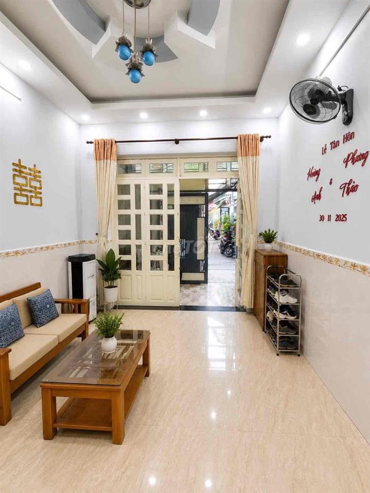 Nhà 49,5m2, gần Mầm Non Nguyệt Quế - Lê Văn Qu Ko lộ giới