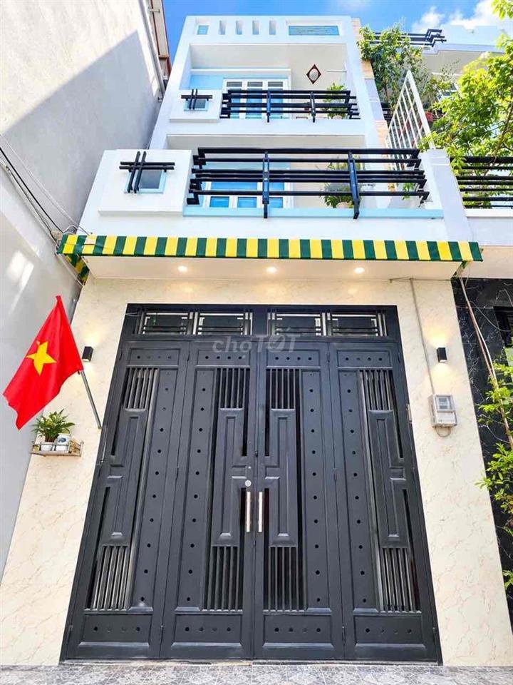 50m2, ra Lê Văn Quới Bình Tâng, 3 tầng 4PN, hêm oto, Sổ hồng riêng bao