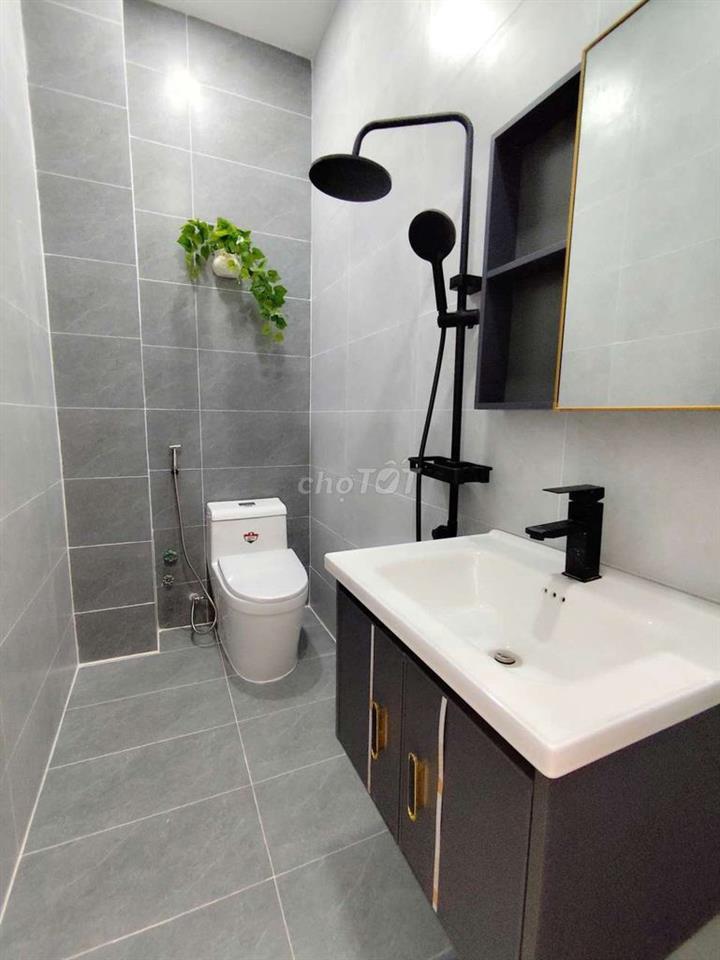 Cho thuê nhà mới 100% hẻm Hương Lộ 2: 4mx23m 1 trệt 2 lầu, có nội thất