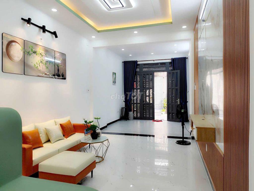 Cho thuê nhà mới 100% hẻm Hương Lộ 2: 4mx23m 1 trệt 2 lầu, có nội thất