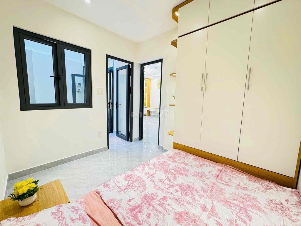 Nhà 55m² Tân Phú – 2 Lầu – Full Nội Thất – Hẻm Thông