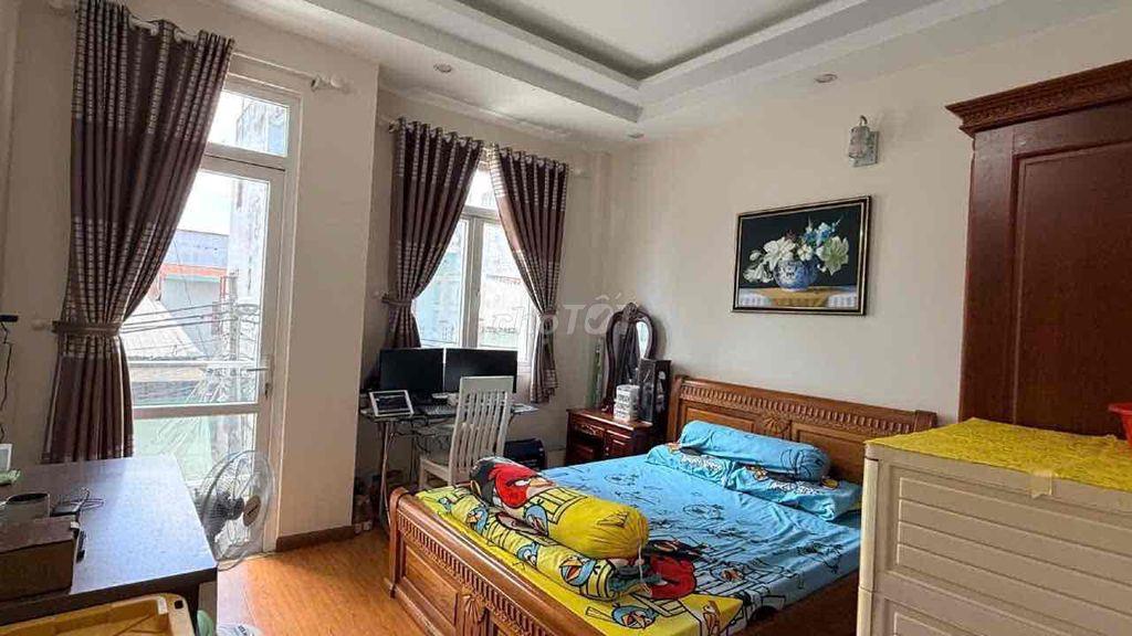 Nhà 4 tầng 52m2 Hẻm 7m Hương Lộ 2 Bình Tân 4PN