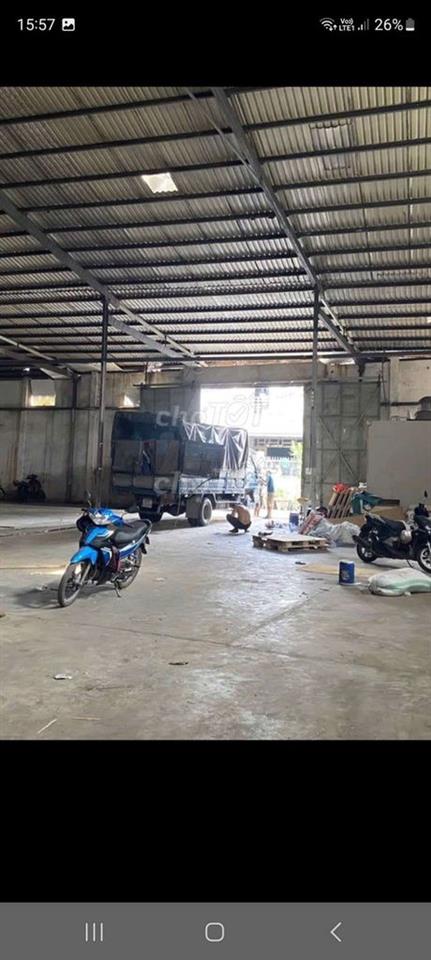 🧣Xưởng cho thuê DT 600m hẽm.xe tải vào xưởng