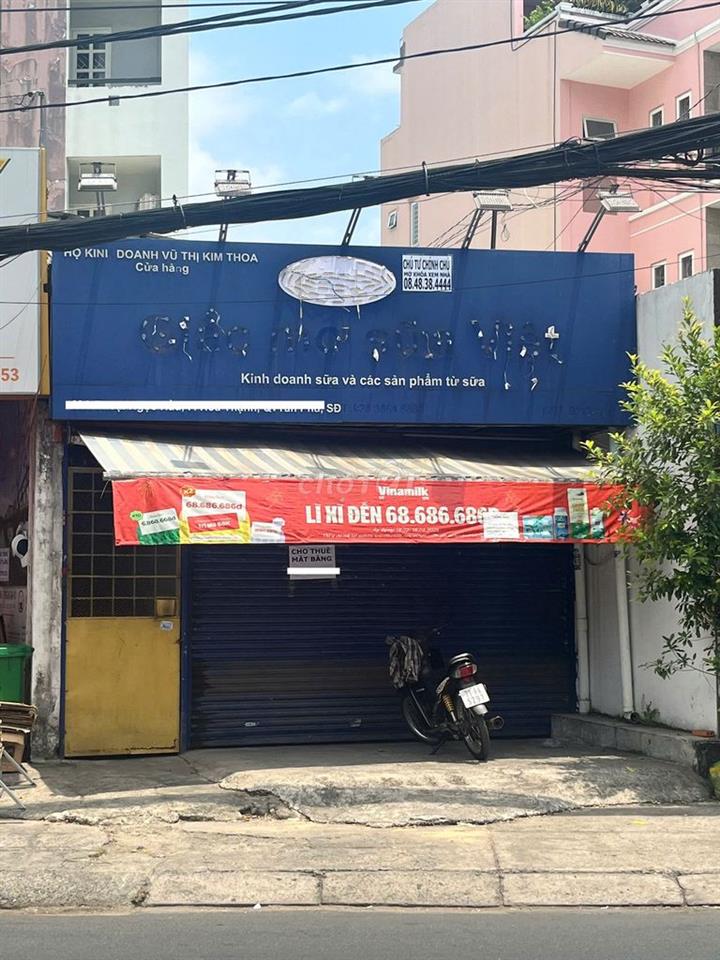 CHO THUÊ NHÀ MẶT TIỀN ĐƯỜNG TÂN SƠN NHÌ 8X20 CẤP 4 THÔNG SUỐT