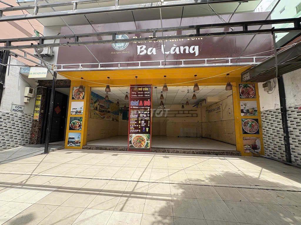 CHO THUÊ MBKD MẶT TIỀN ĐƯỜNG NI SƯ HUỲNH LIÊN 8X8M TRỐNG SUỐT KD TỰ DO
