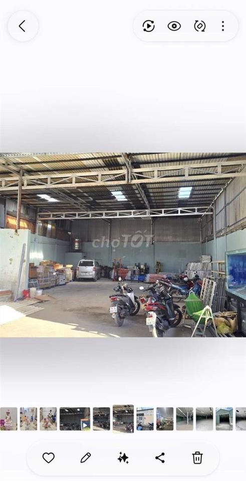 CHO THUÊ KHO,XƯỞNG 600M² GIÁ 37TR/T, Đ XE CÔNG 40F LÊ TRỌNG TẤN 