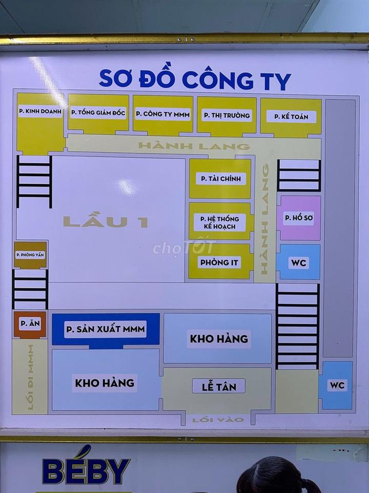 Kho Xưởng + Văn Phòng (800m²) 