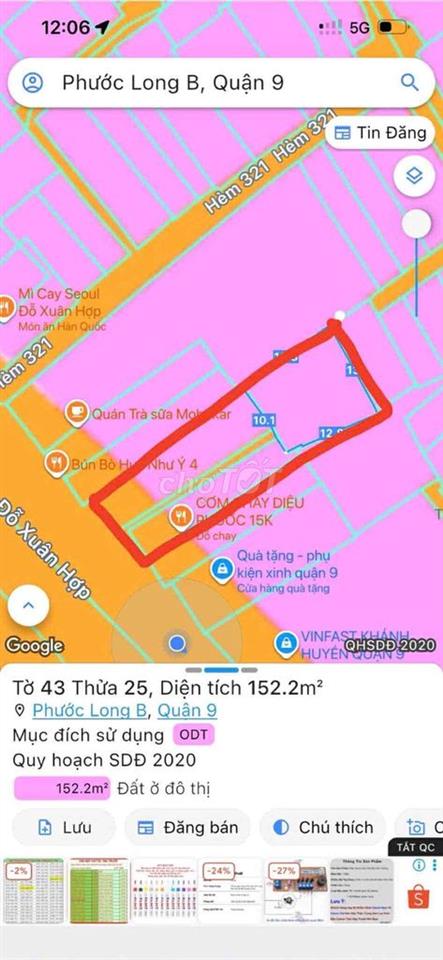 Nhà Chính chủ cần bán Mặt Tiền Đỗ Xuân Hợp q9( cũ). 68 tỷ còn bớt lộc
