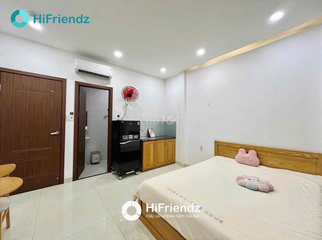 STUDIO FULL NỘI THẤT - NGAY BỐN XÃ - THANG MÁY - GIỜ GIẤC TỰ DO