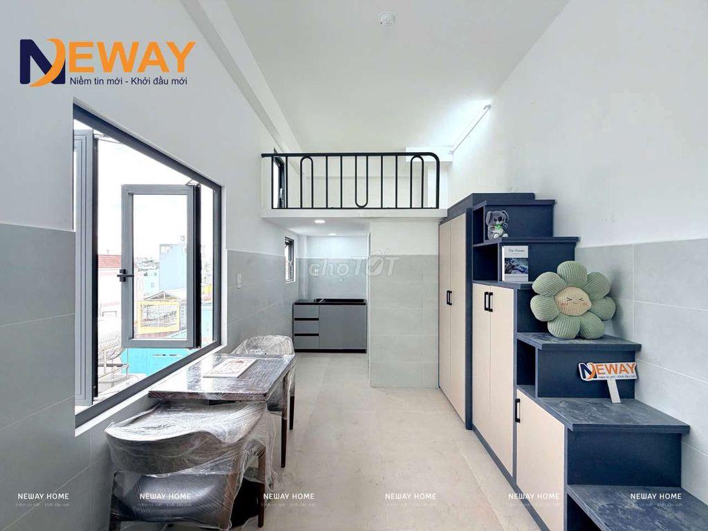 KHAI TRƯƠNG PHÒNG GÁC CAO + 3 CỬA SỔ TRỜI - GẦN NGÃ TƯ BỐN XÃ 