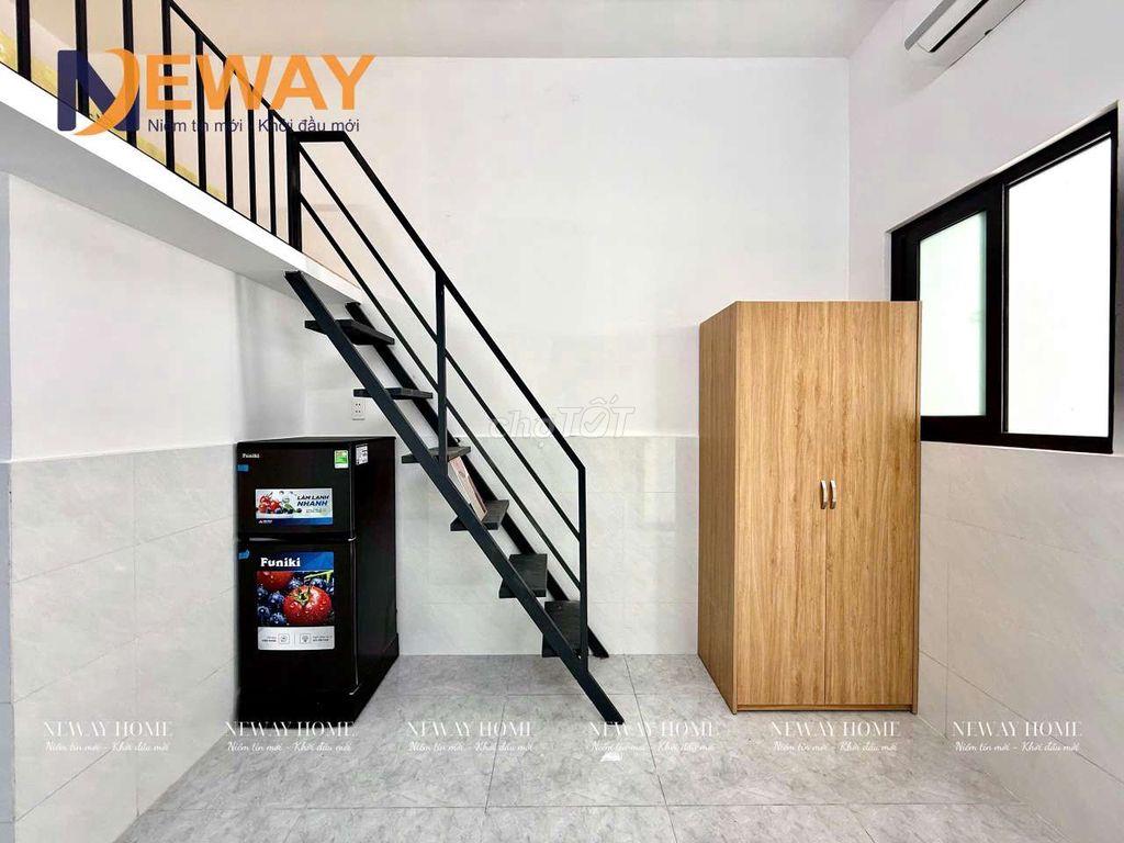 PHÒNG GÁC CAO MỚI XÂY - FULL NỘI THẤT - DÁ 🌰 NGAY TÂY LÂN