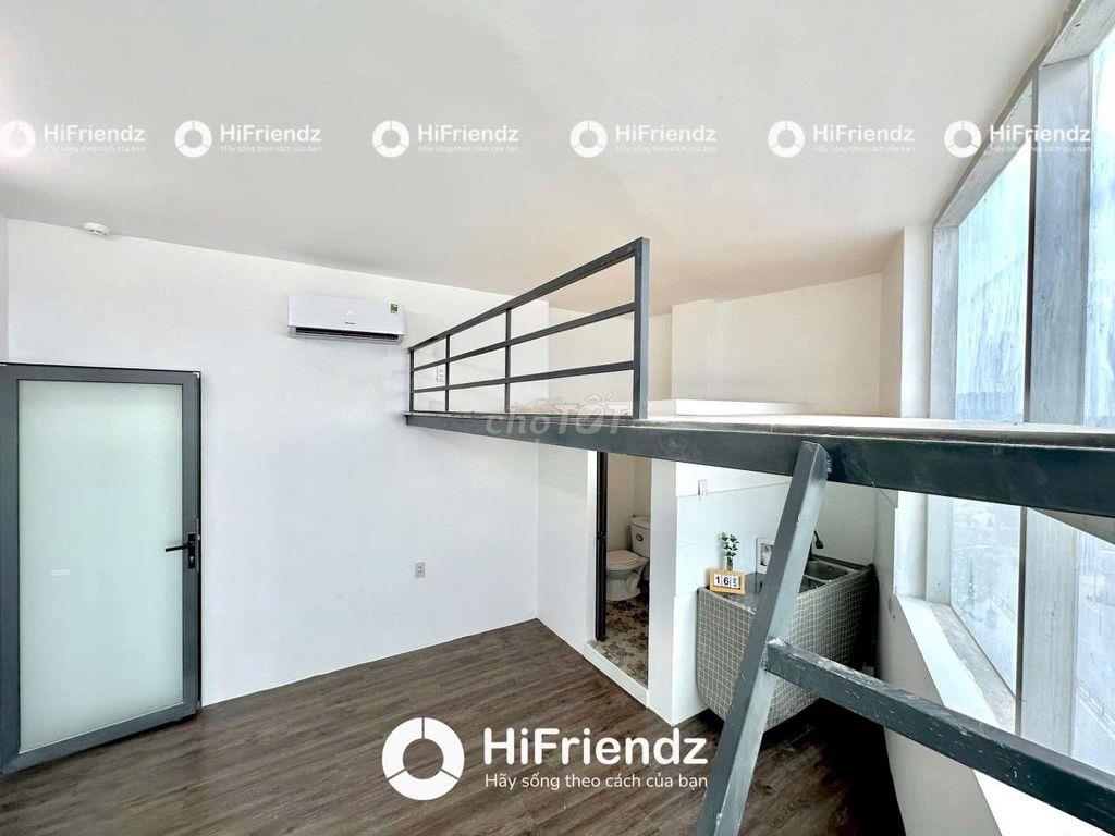 PHÒNG VIEW KÍNH CỰC THOÁNG - GÁC CAO + CỬA SỔ TRỜI LỚN - SẴN NỘI THẤT 