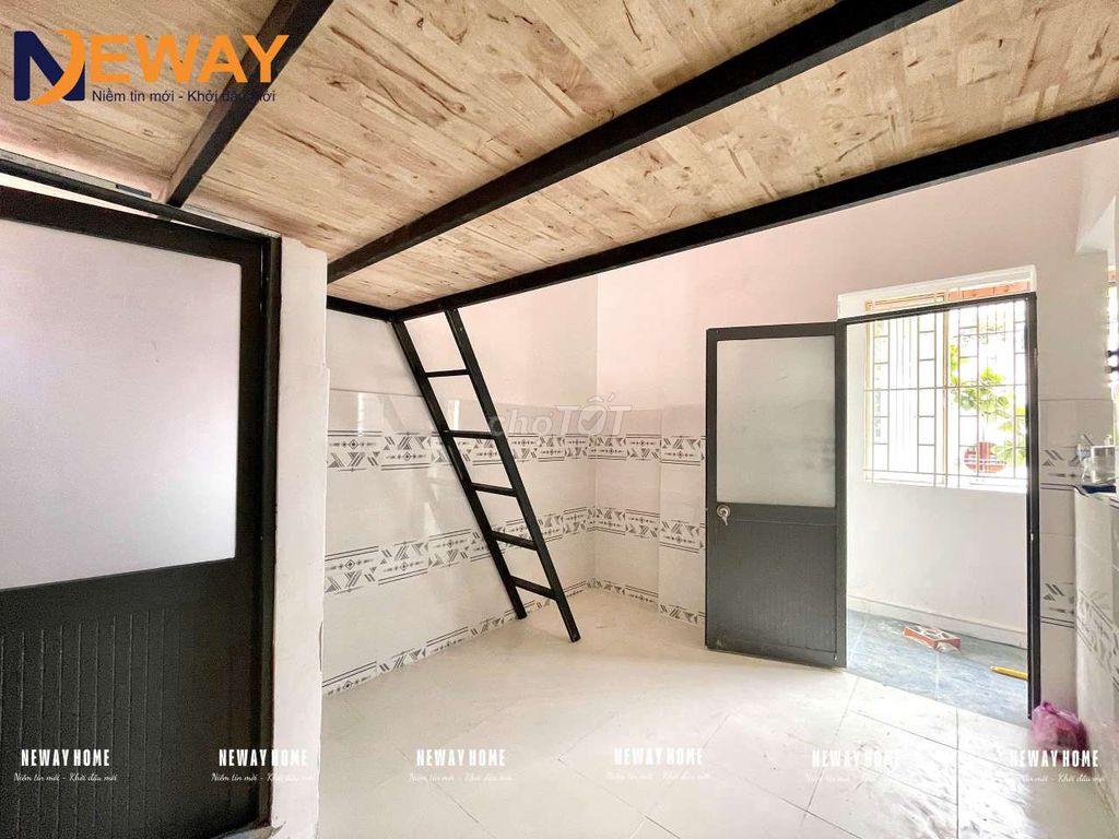PHÒNG GÁC CAO MỚI XÂY ĐẸP KENG - SẴN MÁY LẠNH - GẦN CHỢ TÂN HƯƠNG 