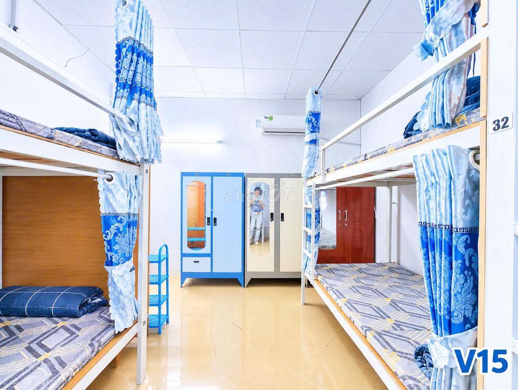FREE TIỀN Ở THÁNG 9 - KTX 6 - 8 GIƯỜNG PHÒNG MÁY LẠNH