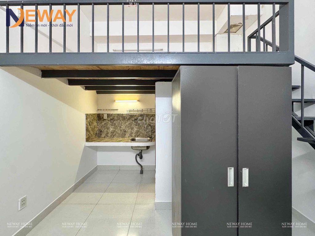 Duplex cửa sổ trời siêu thoáng, Phòng rộng, gác cao gần Chợ Phú Bình