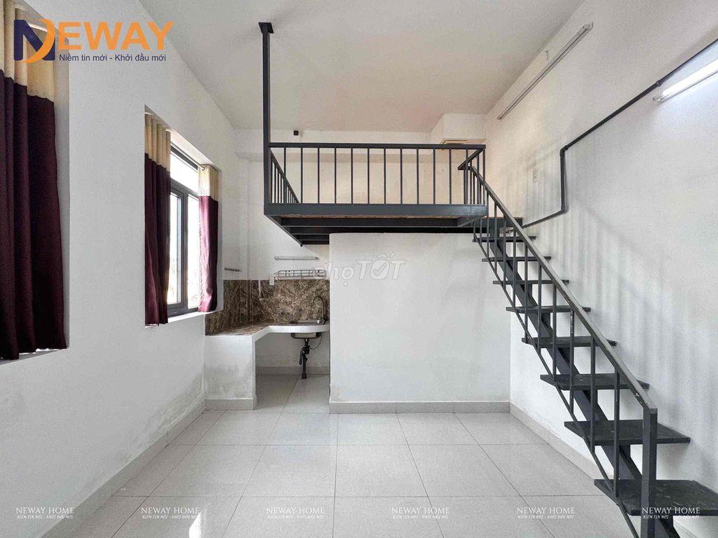 Duplex cửa sổ trời siêu thoáng, Phòng rộng, gác cao gần Chợ Phú Bình
